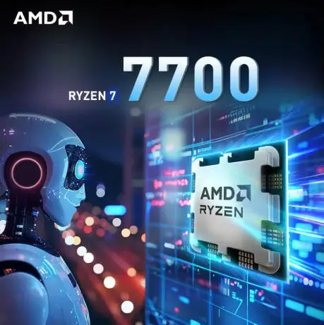Pc Gaming Ryzen - Prosesor AMD Ryzen 7 7700 Baru