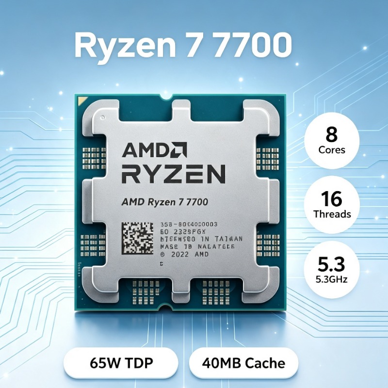 Pc Gaming Ryzen - CPU Desktop Gaming Slot AM5 AMD