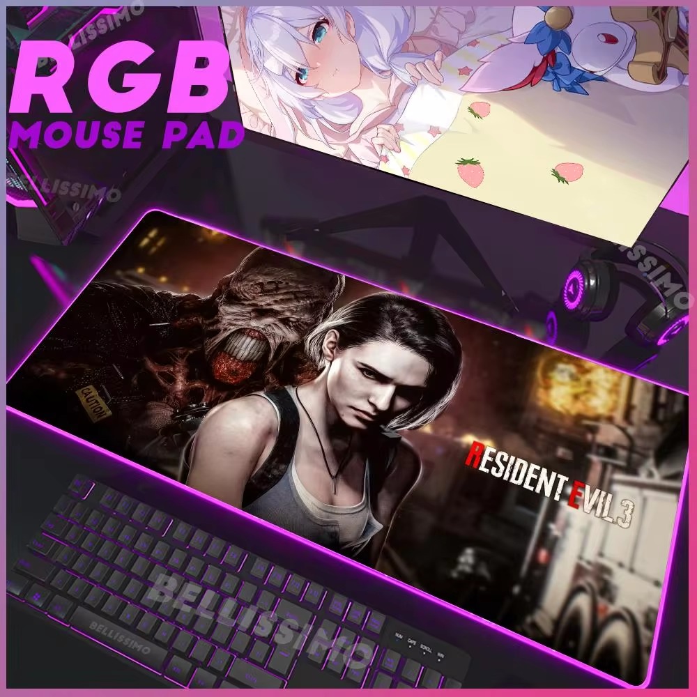Rgb Mousepad - R_resident E_evil Serie RGB Gaming Mousepad
