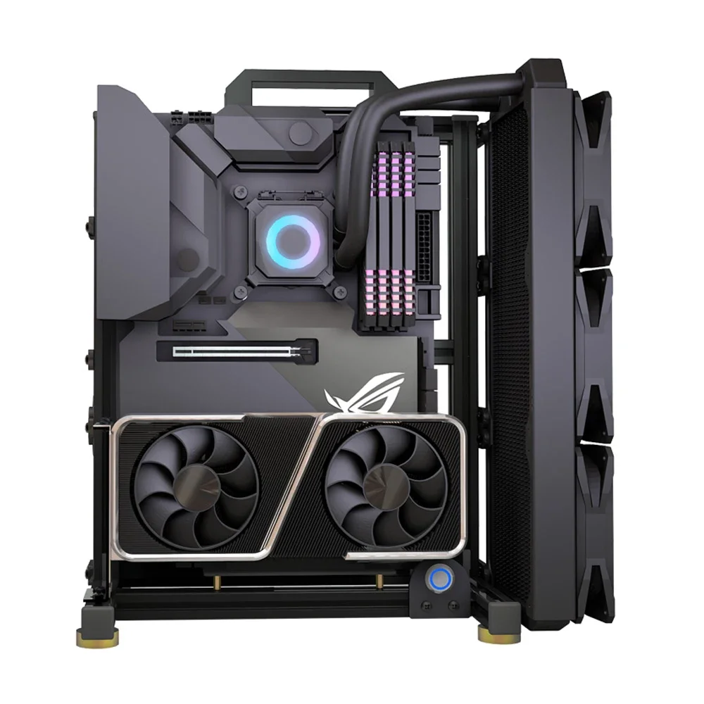 Pc Gaming Center - Modding casing PC terbuka EATX bingkai