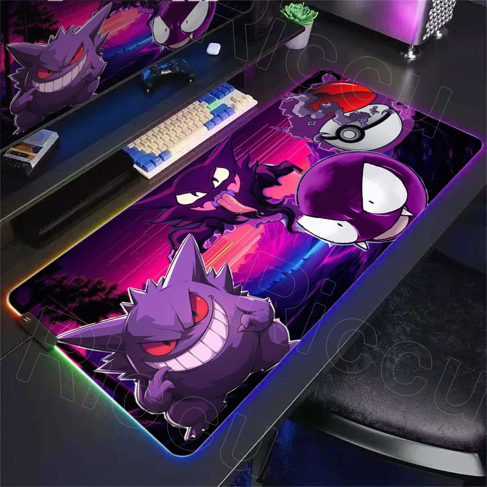 Rgb Mousepad - 2026 Cool RGB P-pokemon Gengar Wallpaper