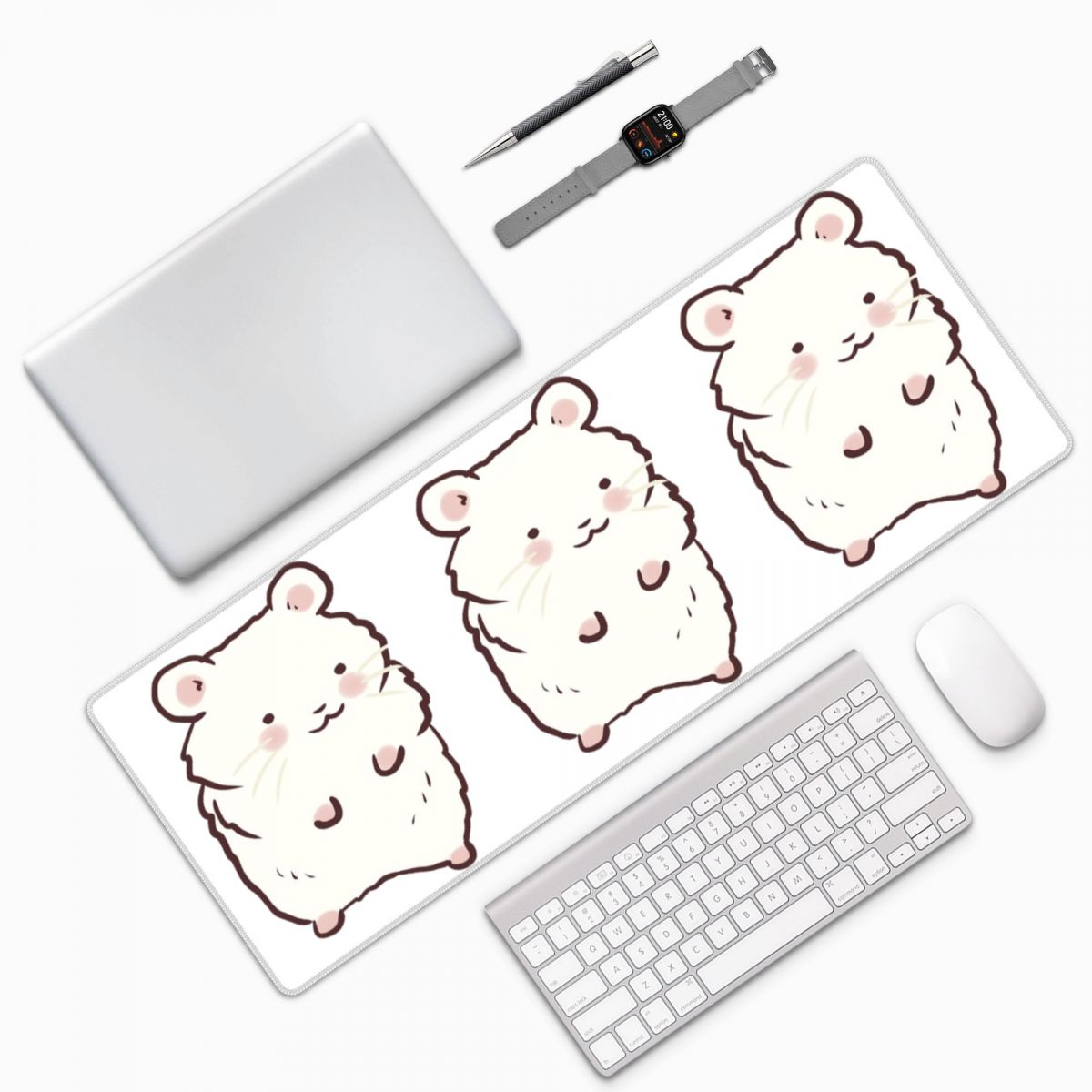 Pc Gaming Drawing - Gambar Hamster Lucu Alas Mouse Besar