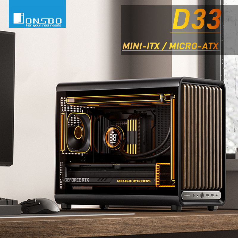 Pc Gaming Center - Casing Desktop Mini-ITX Jonsbo D33 MATX,