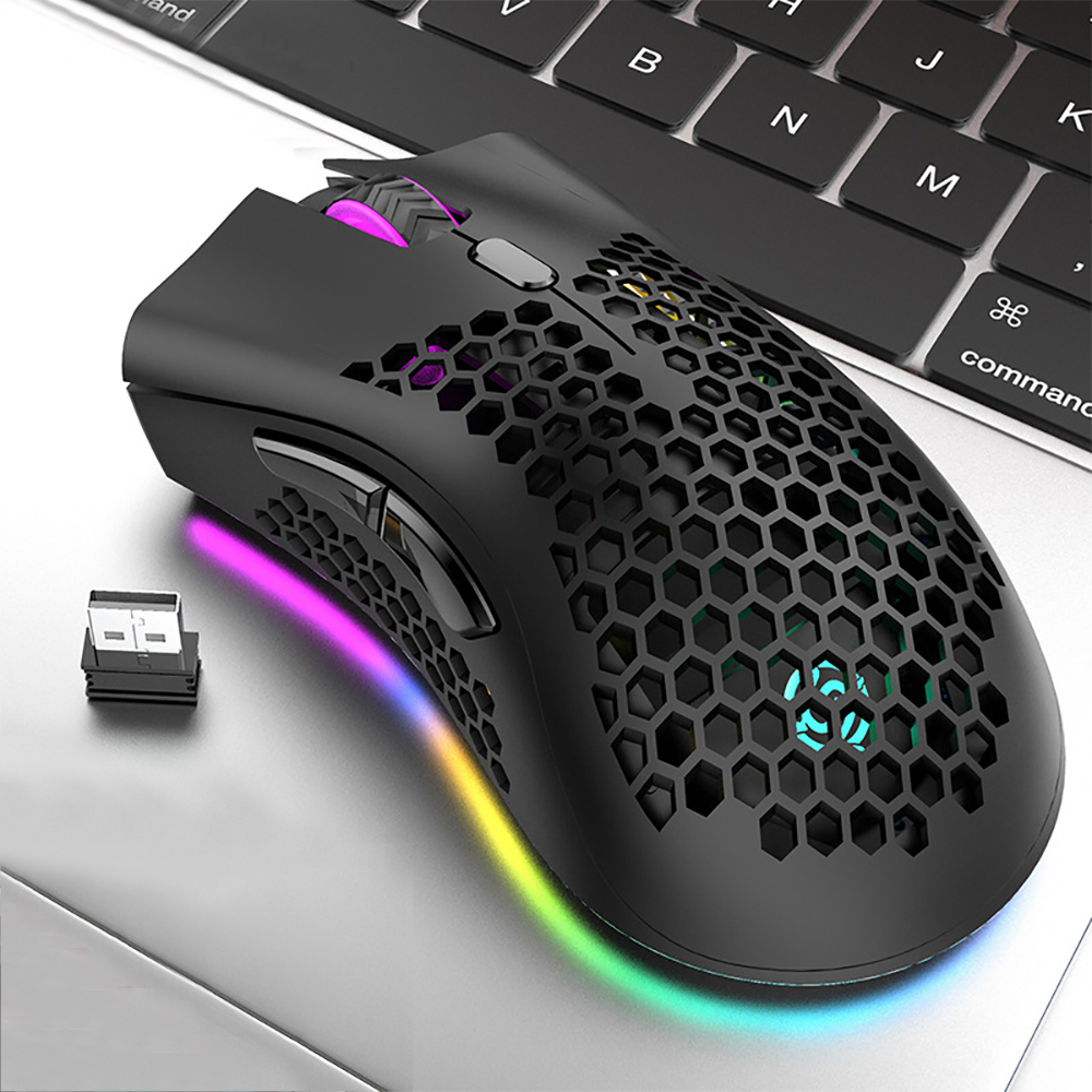 Pc Gaming Hp - BM600 Mouse game isi ulang daya