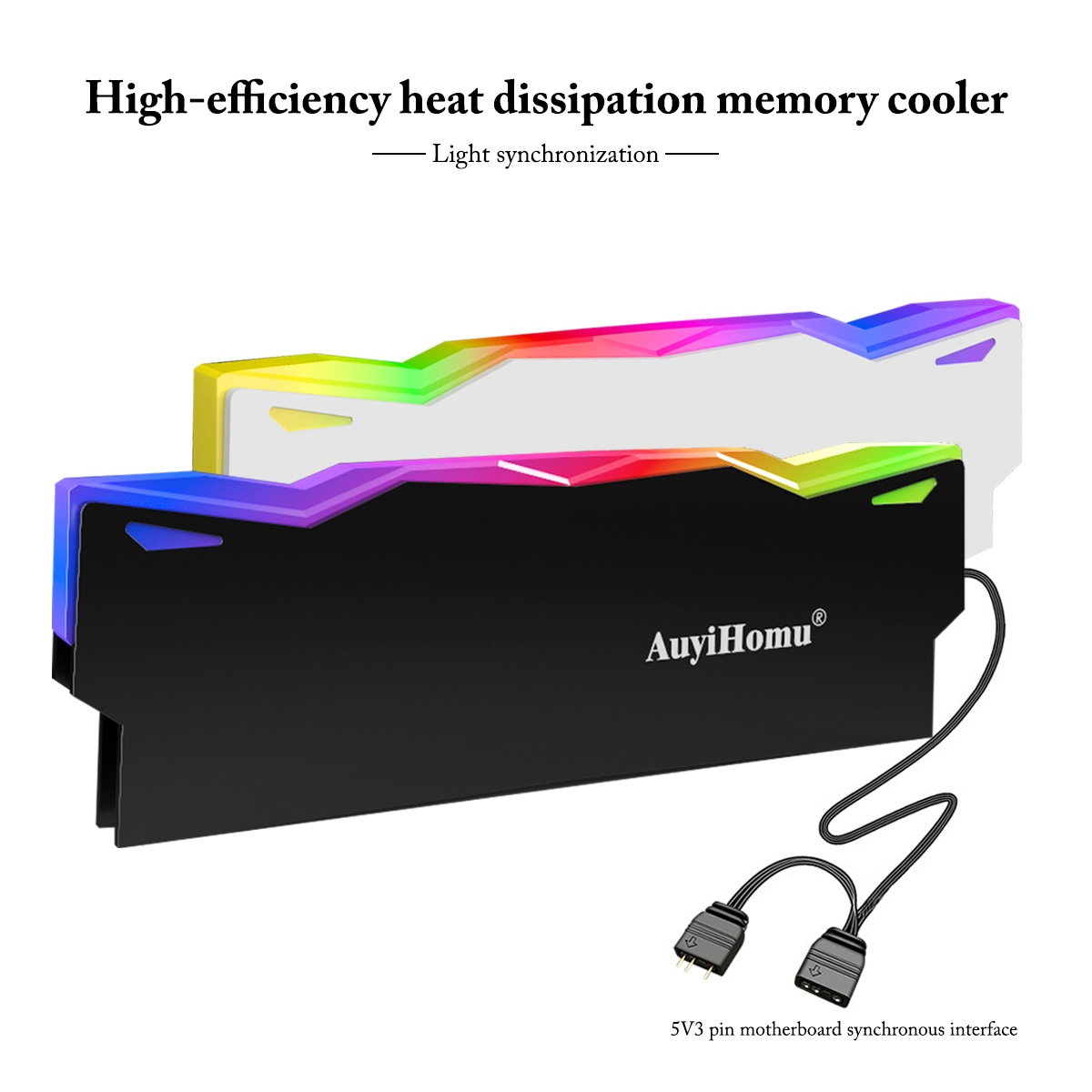 Pc Gaming Rgb - AuyiHomu RGB Heatsink, Pendingin Memori Sinkronisasi