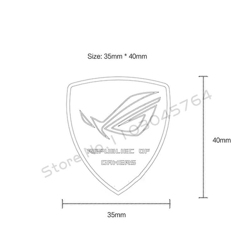 Stiker komputer aluminium Logo - Pc Gaming Rgb ulasan dan harga