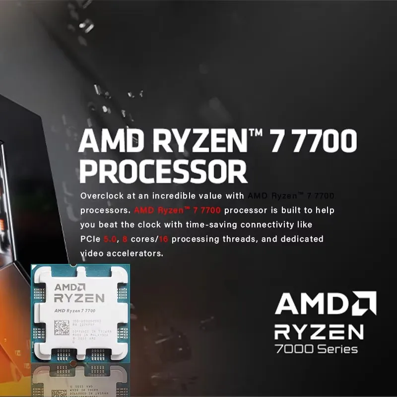 Prosesor AMD Ryzen 7 7700 Baru - Pc Gaming Ryzen ulasan dan harga