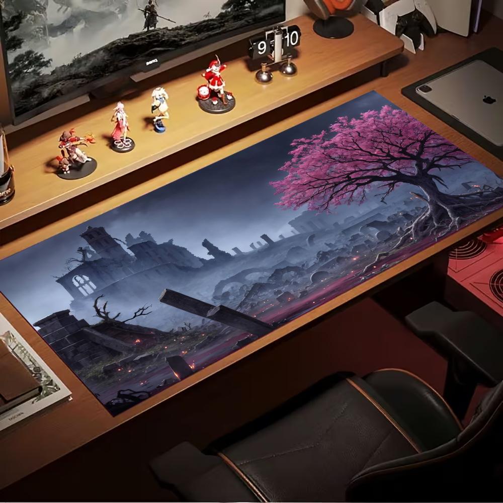 Alas meja besar motif pemandan - Japan Pc Gaming ulasan dan harga