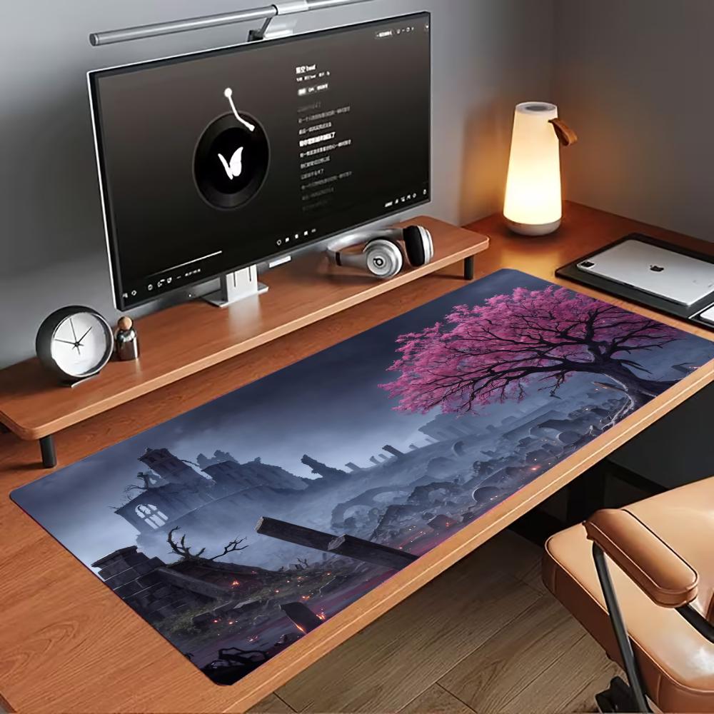 Alas meja besar motif pemandan - Japan Pc Gaming ulasan dan harga