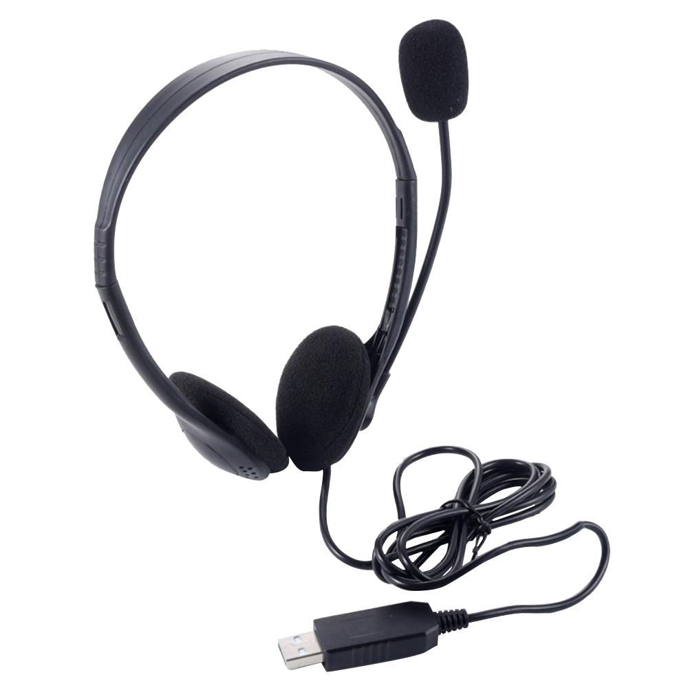 Call Center Headphone Komputer - Pc Gaming Center ulasan dan harga