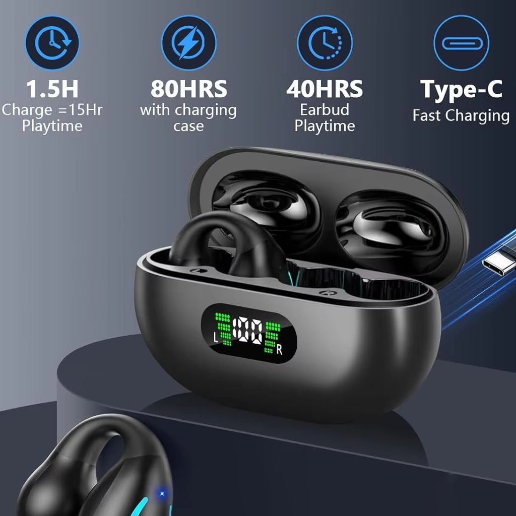 Earbud Bluetooth Clip-on Baru, - Pc Gaming Online ulasan dan harga