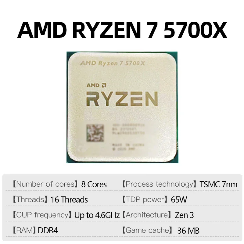 AMD Ryzen 7 5700X yang Dapat D - Pc Gaming Ryzen ulasan dan harga