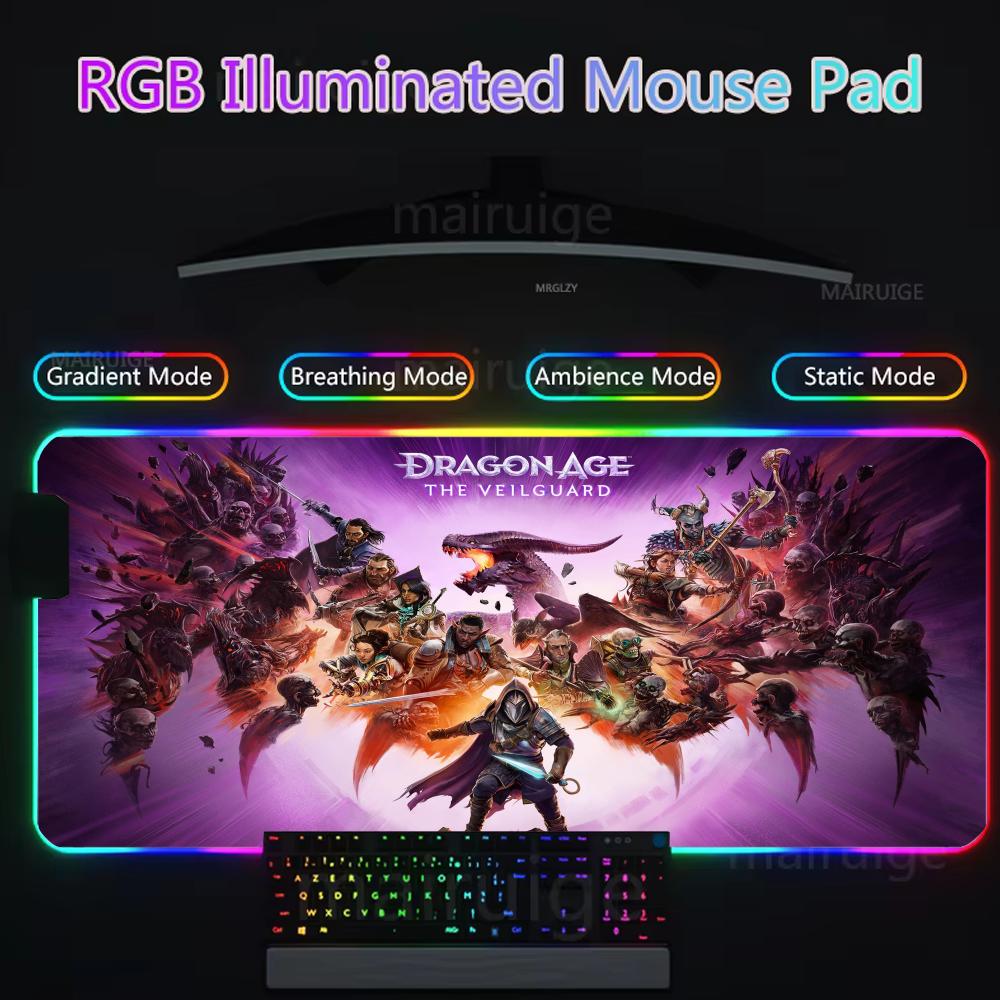 Dragon Age The Veilguard Mouse - Rgb Mousepad ulasan dan harga