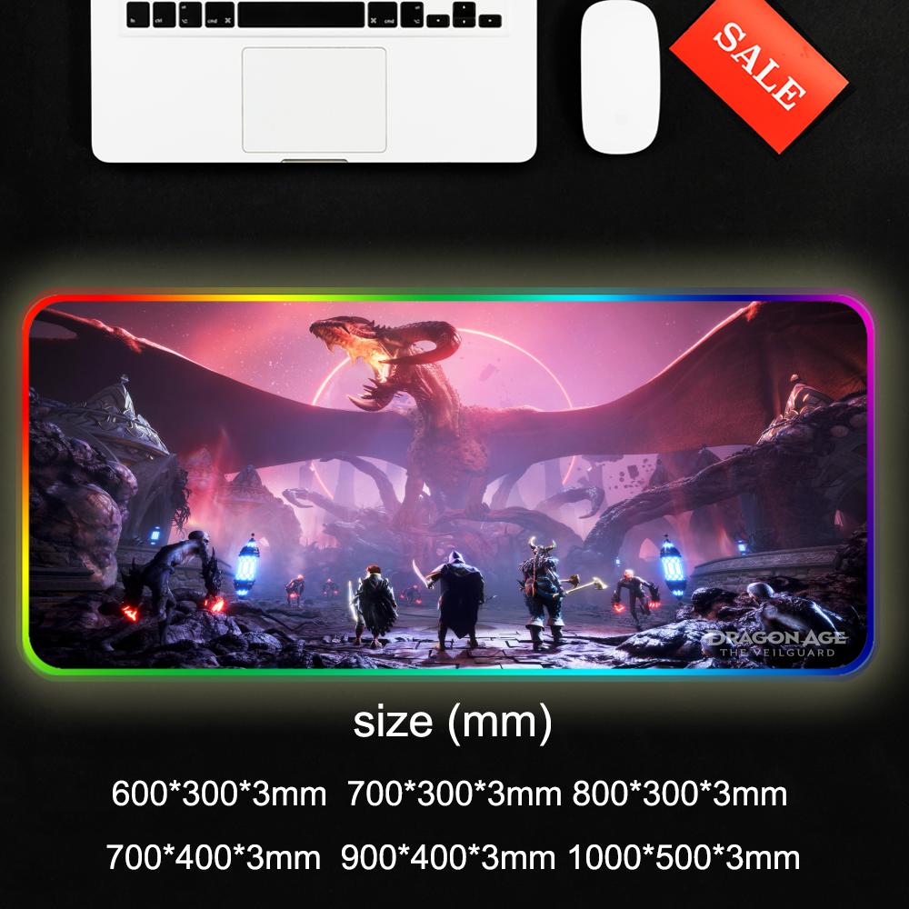 Dragon Age The Veilguard Mouse - Rgb Mousepad ulasan dan harga