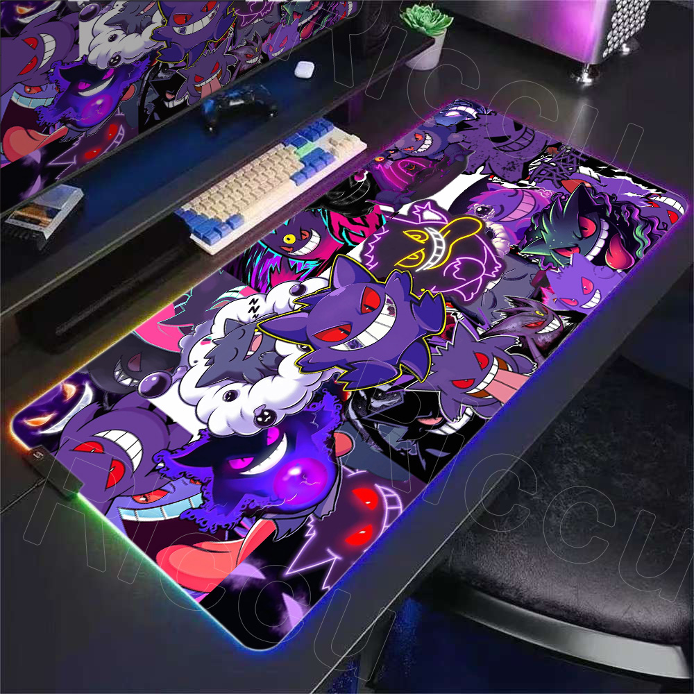 2026 Cool RGB P-pokemon Gengar - Rgb Mousepad ulasan dan harga