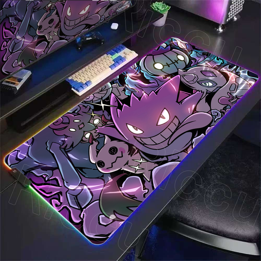 2026 Cool RGB P-pokemon Gengar - Rgb Mousepad ulasan dan harga