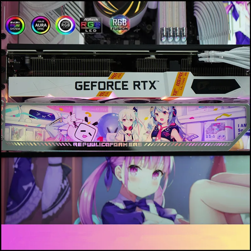 Braket kartu grafis ARGB, dudu - Pc Gaming Rgb ulasan dan harga