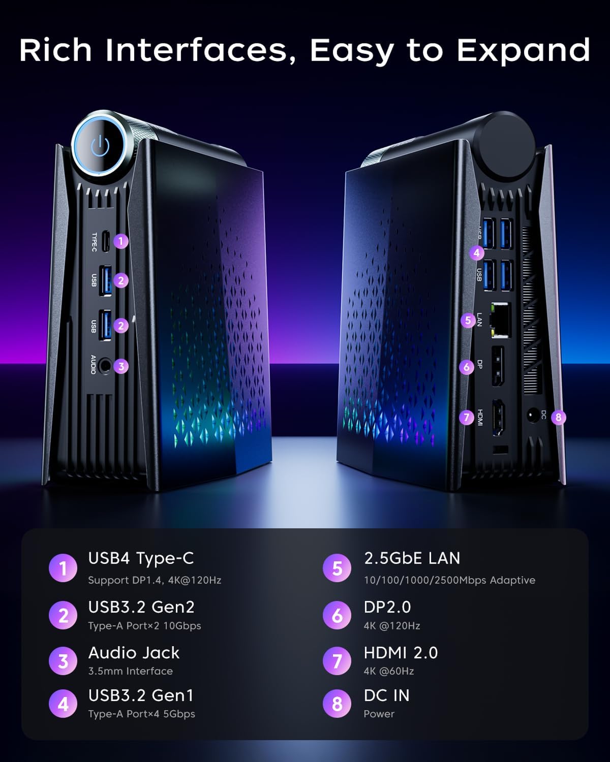 KAMRUI Gaming Mini PC Ryzen 7  - Pc Gaming Ryzen ulasan dan harga