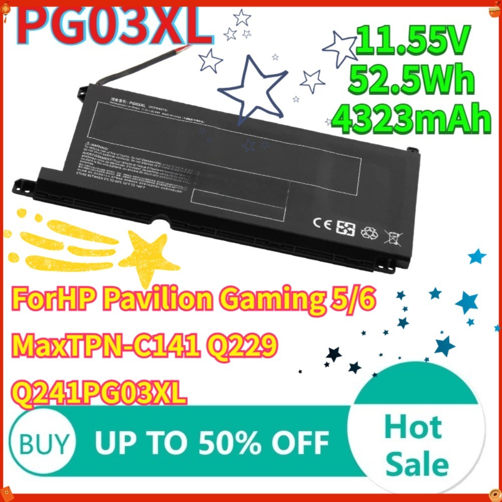 52.5Wh 4323mAh PG03XL untuk HP - Pc Gaming Hp ulasan dan harga