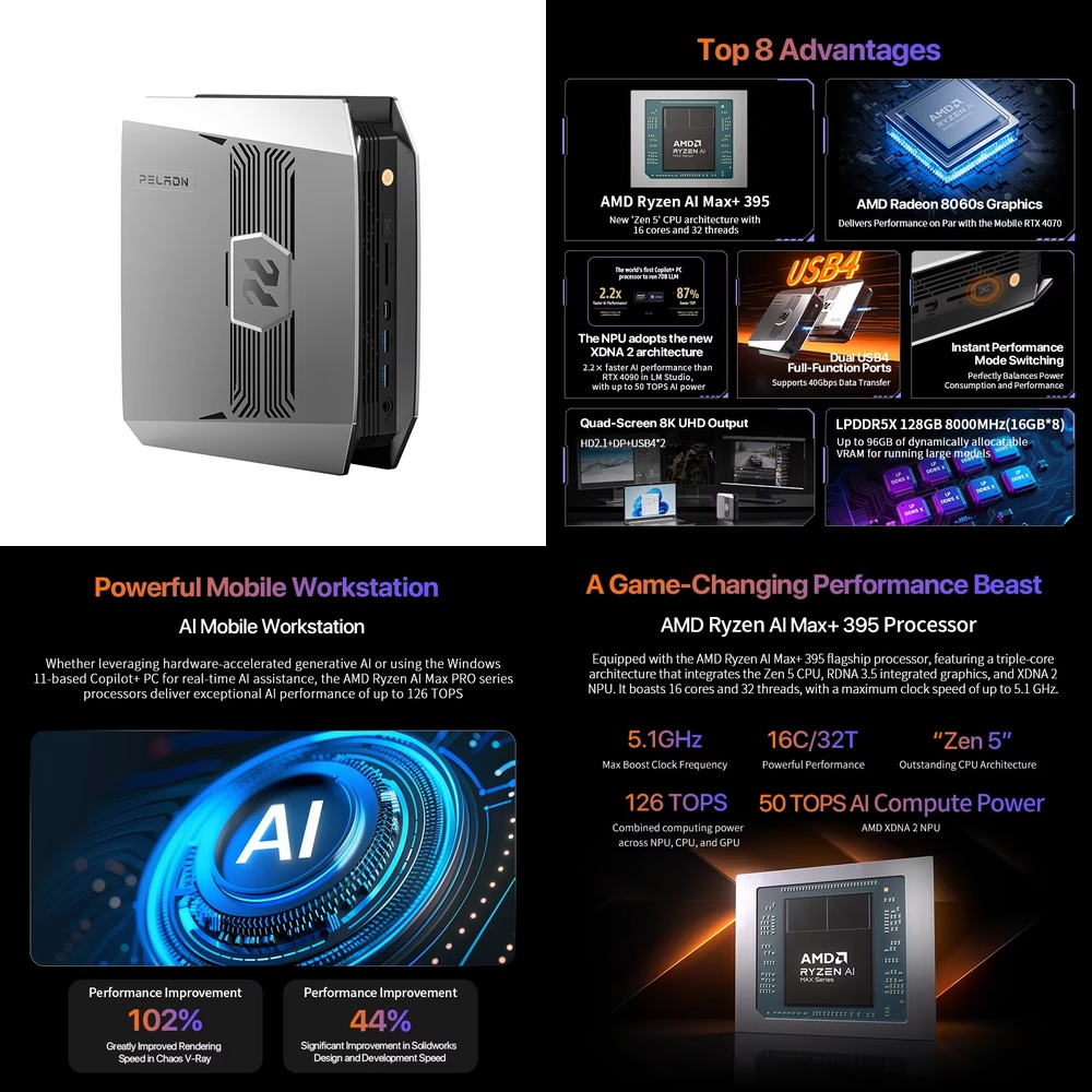 OpenClaw Ryzen AI Max+ 395 Min - Pc Gaming Ryzen ulasan dan harga
