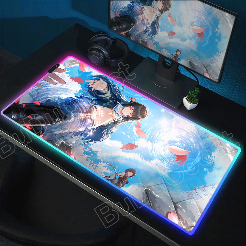 Alas Mouse RGB JK Girl Chisa X - Rgb Mousepad ulasan dan harga